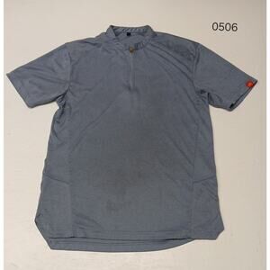 Mcdonalds (Medium) Dri-Fit Gray Comfort Business Casual Zip Collar Shirt